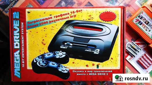 Легендарная приставка Сега Мегадрайв в Ейске Ейск - изображение 1
