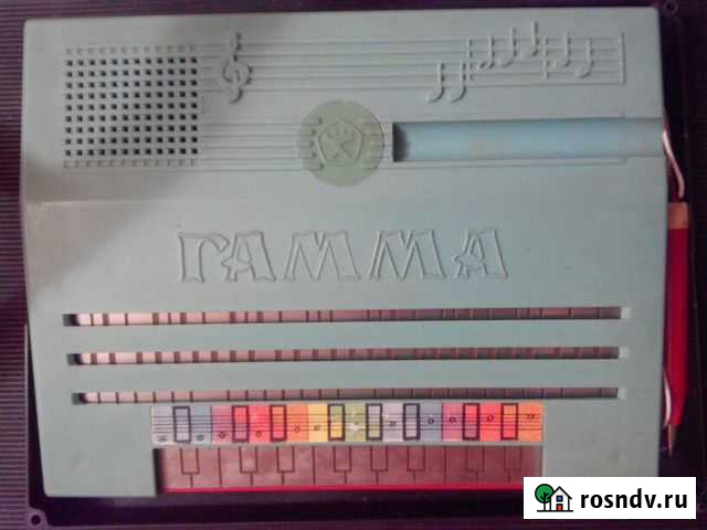 Детская музыкальная игрушка Гамма 1979 г Новосибирск - изображение 1