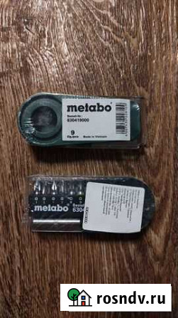 Набор бит metabo 9 предметов 630419000 Рязань - изображение 1