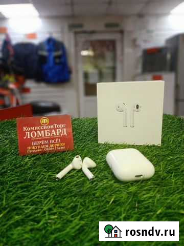 Беспроводные наушники Apple AirPods 2 Анжеро-Судженск - изображение 1