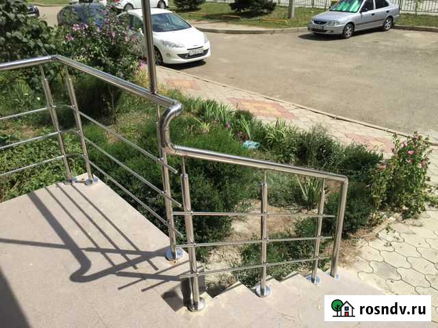 Перила из нержавеющей стали для дома (рд-3) Горячий Ключ - изображение 1