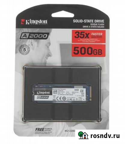 SSD M.2 NVMe накопитель Kingston A2000 500G новый Иркутск - изображение 1