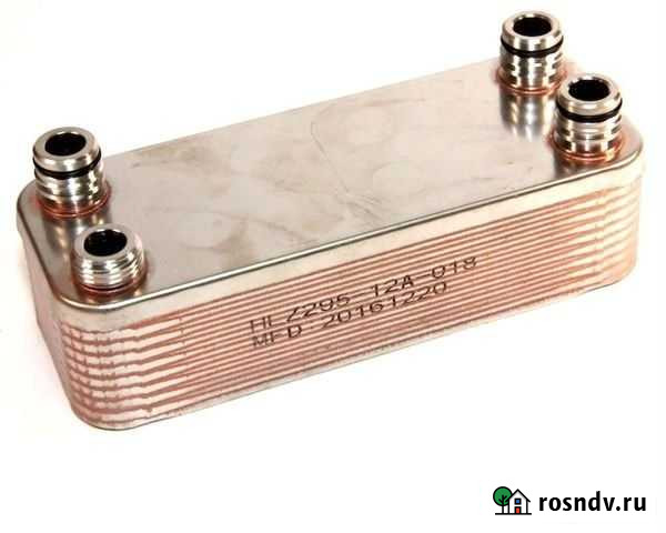 Теплообменник гвс 16пл (для Vaillant Turbomax) Чебоксары - изображение 1