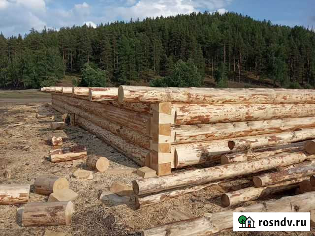 Сруб 8.10 на 9.10 в лапу из сосны Стерлитамак - изображение 1