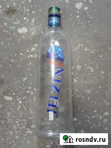 Бутылка от водки Ельцин, Франция Белгород - изображение 1