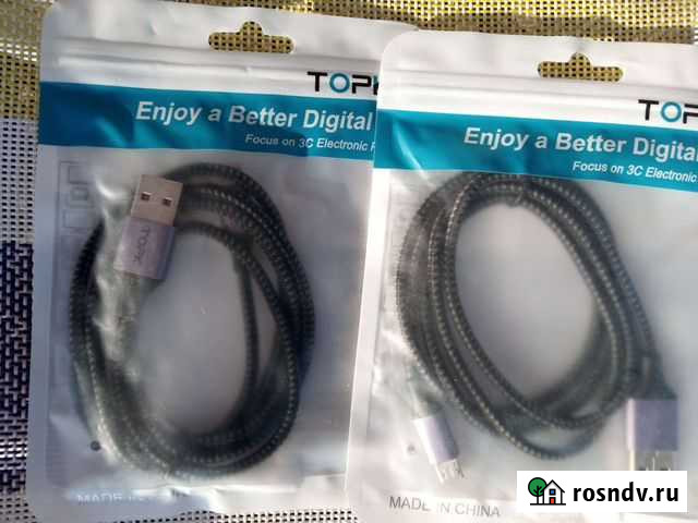 Кабельtopk,для зарядки,и передачи данных micro usb Ижевск - изображение 1