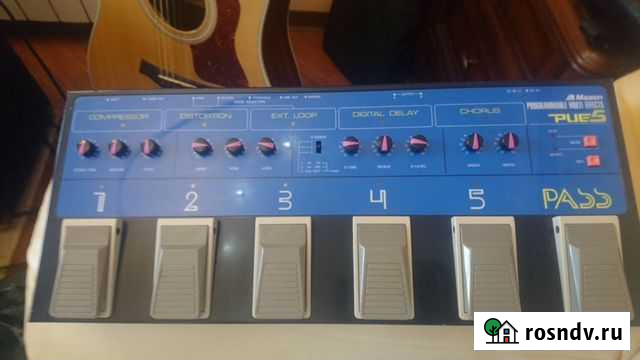 Обменяю гитарный аналог мультиэффектор Maxon PUE5 Симферополь - изображение 1