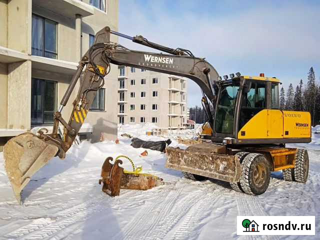 Экскаватор колесный полноповоротный 1м3 гидромолот Петрозаводск - изображение 1