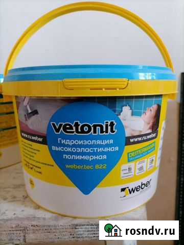 Гидроизоляционная мастика Вебер Ветонит Ухта - изображение 1