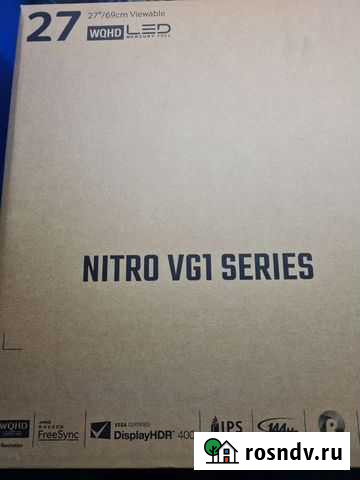 Монитор 144 гц 2к(новый) Чебоксары - изображение 1