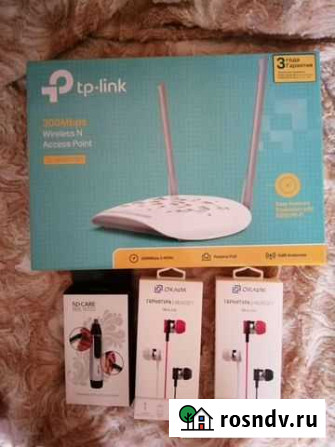 Новый Wifi роутер+триммер+2 гарнитуры Рязань - изображение 1