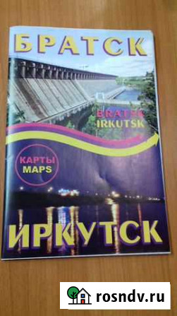Карта Братск, Иркутск Братск - изображение 1