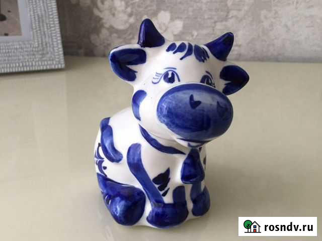 Статуэтка гжель Химки - изображение 1