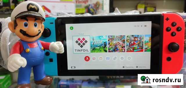 Прошитый Nintendo Switch с набором игр в Марио Иваново - изображение 1