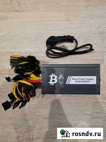 Блок питания 2000W для майнинга Новый Тихий Новосибирск - изображение 1