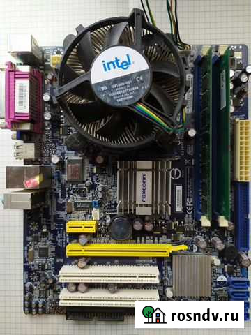 Связка s775 Блок+hdd+проц+память+встр.видео Екатеринбург - изображение 1