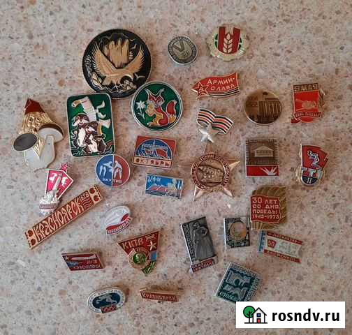 Значки СССР Железногорск - изображение 1