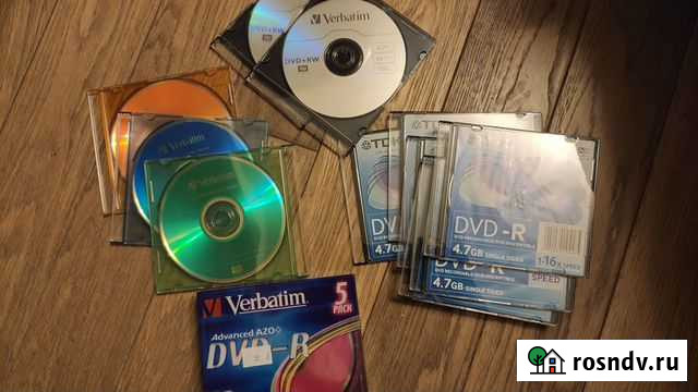 DVD-R + RW 16 шт Санкт-Петербург - изображение 1