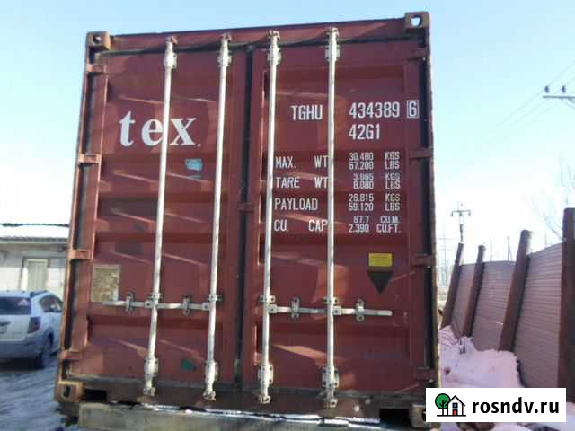 Контейнер 40 футов б/у tghu4343896 Петропавловск-Камчатский - изображение 1
