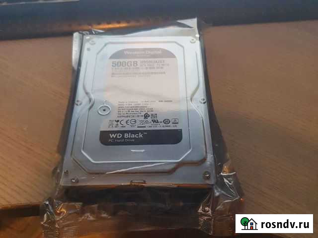Новый запечатаный диск 500Gb WD black Уфа - изображение 1