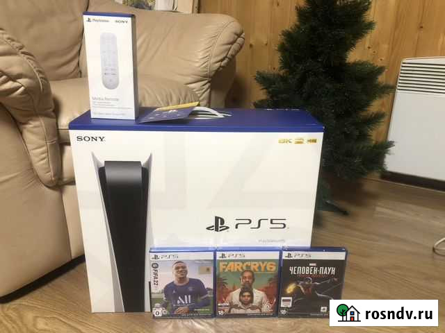 Sony Playstation 5 с дисководом (ps5) Домодедово - изображение 1