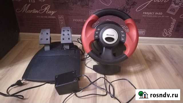 Игровой руль с педалями Microsoft Санкт-Петербург - изображение 1