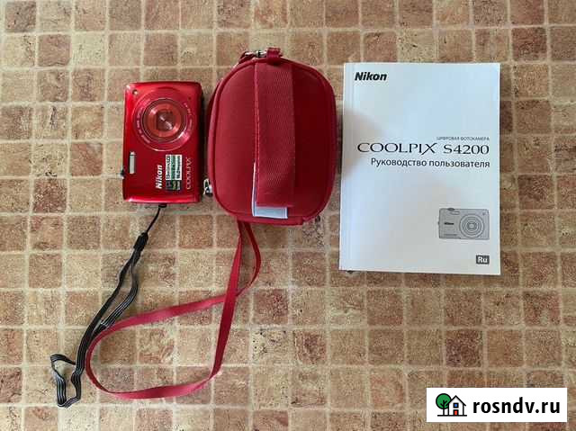 Фотоаппарат компактный Nikon Coolpix S4200 Red Старый Оскол - изображение 1