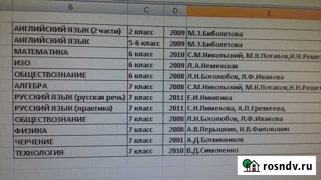 Школьные учебники 2, 5, 6, 7 класс Пятигорск - изображение 1