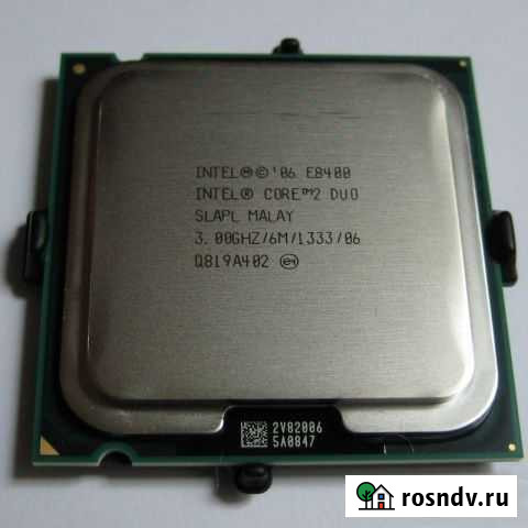 Процессор core 2 DUO E8400 сокета LGA775 Омск - изображение 1