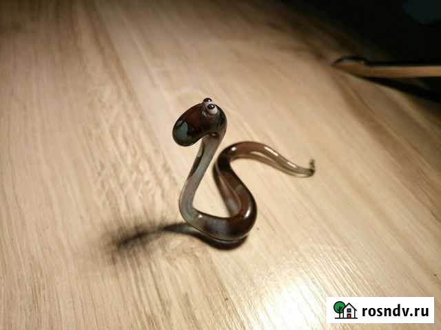 Стеклянная фигурка змея Новороссийск - изображение 1