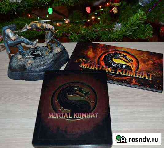Коллекционное издание Mortal Kombat PS3,с фигуркой Псков