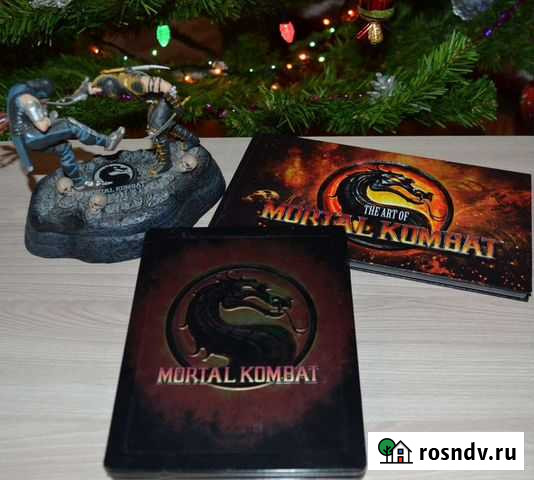 Коллекционное издание Mortal Kombat PS3,с фигуркой Псков - изображение 1