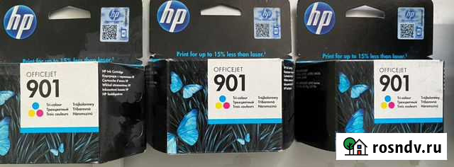 Картридж HP CC656AE hp 901 цветной Уфа - изображение 1