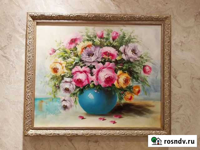 Картина холст/масло 60*70 Хабаровск - изображение 1