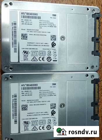 SSD 128гб - 2 шт Майма - изображение 1