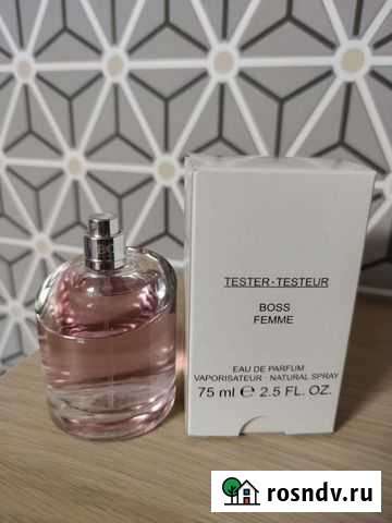 Тестер оригинал Boss Femme 75ml EDP Красногорск - изображение 1