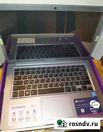 Новый ноутбук irbis Windows 10Pro Нижнекамск - изображение 1