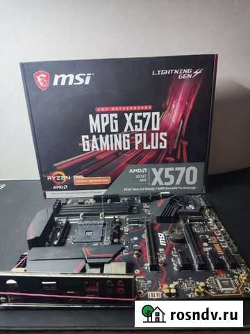Материнская плата MPG X570 Gaming plus Am4 Туапсе - изображение 1