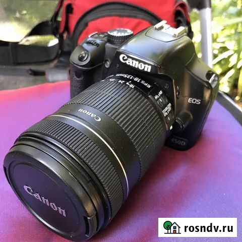 Фотоаппарат Canon 450D и объектив Canon EF-S 18-13 Мытищи - изображение 1