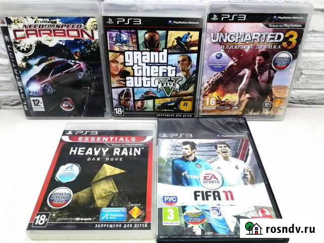 Ps3 комплект 5 игр Чебоксары - изображение 1