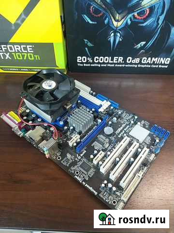 Материнская плата AM3+процессор+кулер Иваново - изображение 1