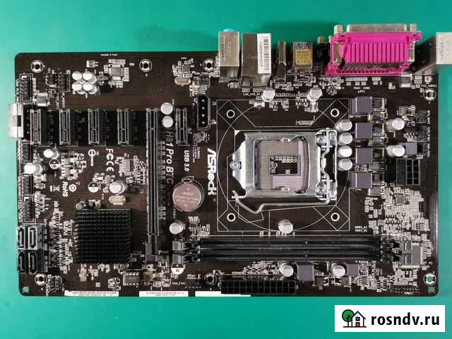 1150 Asrock H81 PRO BTC майнинг 6 карт Краснознаменск - изображение 1