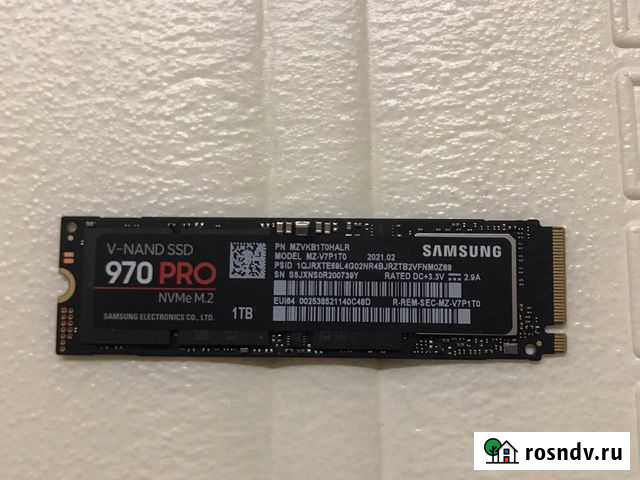 SSD M.2 nvme Samsung 970 PRO 1 Tb Уфа - изображение 1