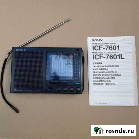 Радиоприемник Sony ICF-7601L винтажный Хабаровск - изображение 1