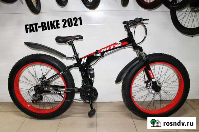 Велосипед фэтбайк двухподвес складной 26 Иваново - изображение 1