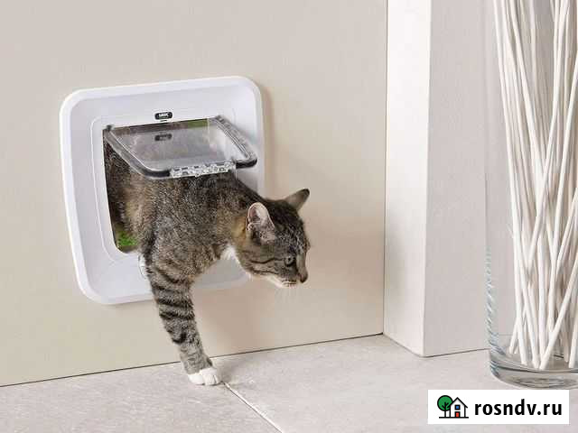 Дверца для кошек, собак в дверь новая в упаковке Чебоксары - изображение 1