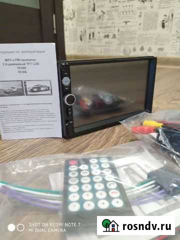 Новая 2din магнитола с блютуз и USB Вологда - изображение 1