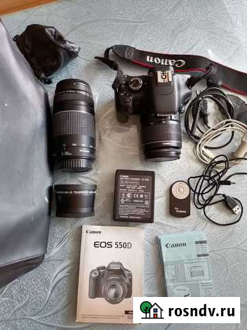 Зеркальный фотоаппарат Canon 550d Краснодар - изображение 1