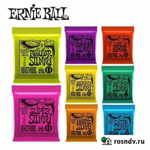 Струны для электрогитары Ernie Ball Slinky Иркутск - изображение 1