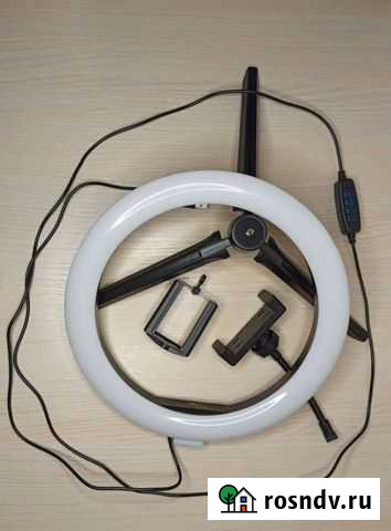 Кольцевая лампа новая 26см Тюмень - изображение 1